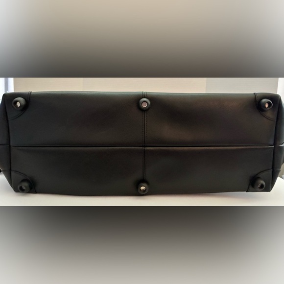 NWT Bric’s Milano Vareze Black Holdall Vera Pelle Weekender Bag Made in Italy - Picture 3 of 15